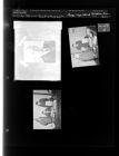 Re-photograph; Mayor signs behind Salvation Army shield (3 Negatives (May 15, 1959) [Sleeve 38, Folder a, Box 18]